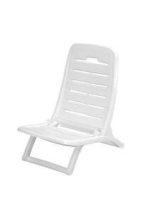 Tempo Beyaz Katlanır Plaj Sandalyesi - GF170